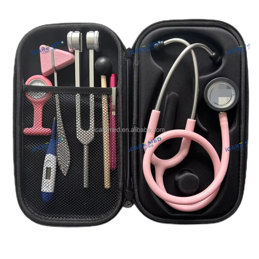 Tensiomètre Manuel et Stéthoscope Kit rose